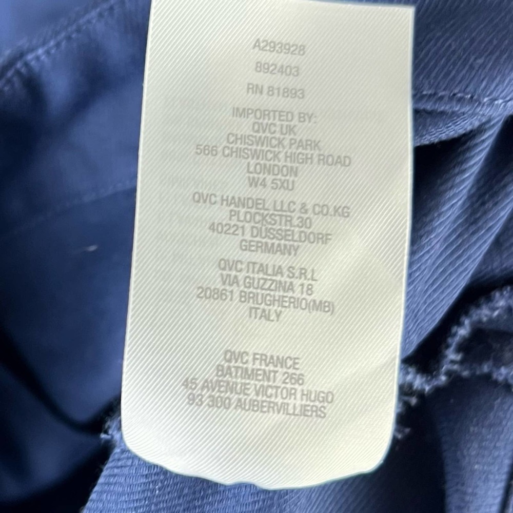 Isaac Mizrahi Live Field Jacket Navy sz 12 - Picture 5 of 10